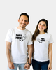She is Mine and He is Mine designedUnisex Neck T shirt