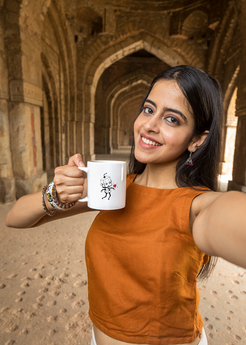 Couple White Coffee Mugs