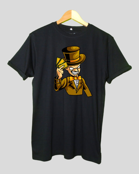 Mens Gamer T shirt Black color Round Neck Half Sleeves