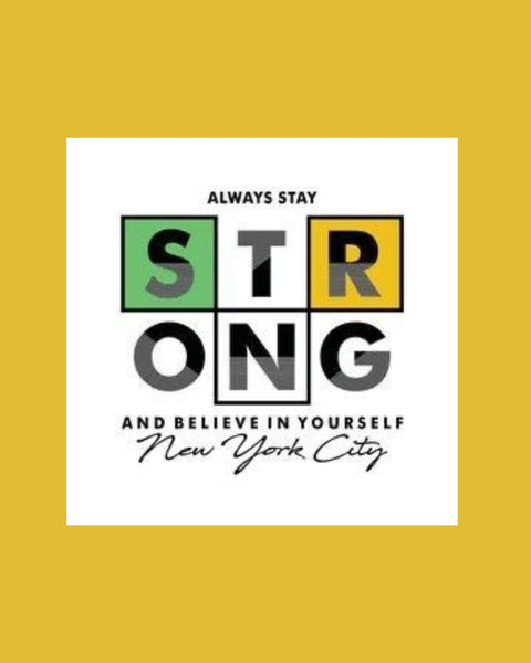 Always Stay Strong Quote Printed Water bottle (Customized water bottle)