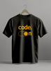 Code On - Black Cotton UniSex T Shirt