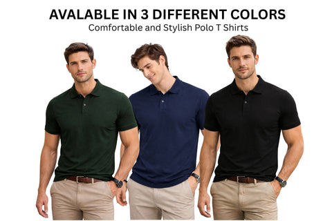 Men's Polo T shirt Half Sleeves - COMBOS