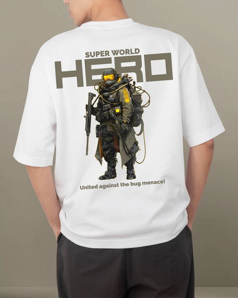 Super World Hero Prosperity Unisex Oversized T Shirts