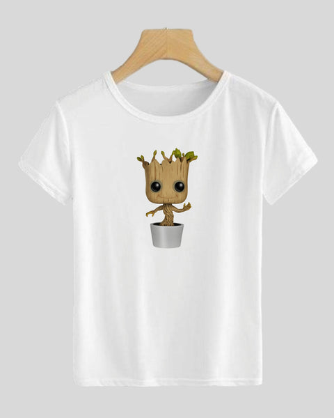 Super heroes I am Groot T shirt  Round Neck Half Sleeves