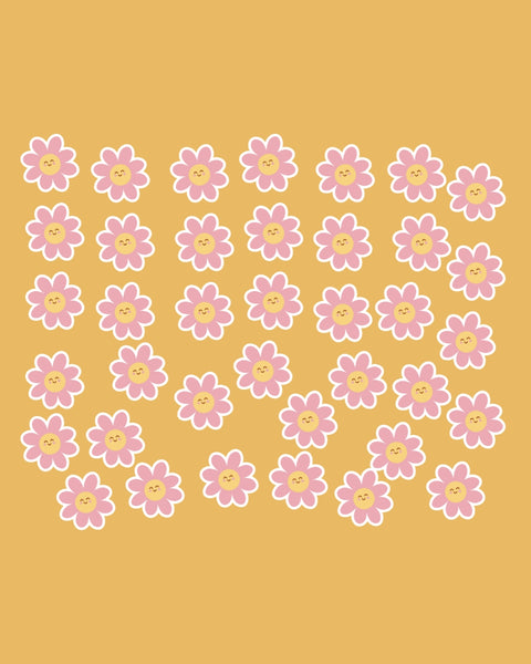 Flowers Printed Water bottle (Customized water bottle)