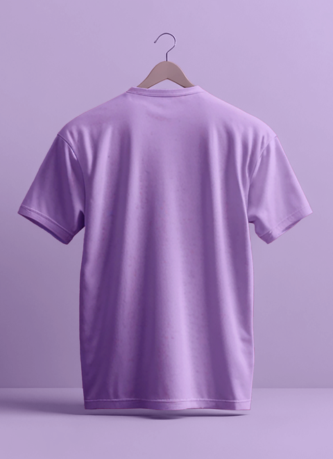 Nope Theme Lavender Color Cotton UniSex T Shirt