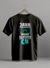 Java Programmers - Black Cotton UniSex T Shirt