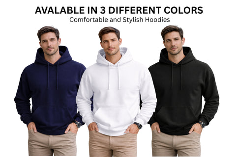 Unisex Plain hoodies Winter hoodies - COMBOS