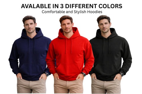 Unisex Plain hoodies Winter hoodies - COMBOS