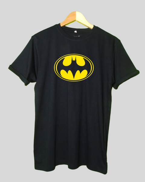 Super hero's T shirt Black color Round Neck Half Sleeves