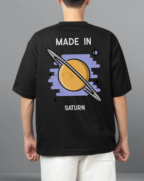 Made In Saturn Unisex Tshirt Oversized