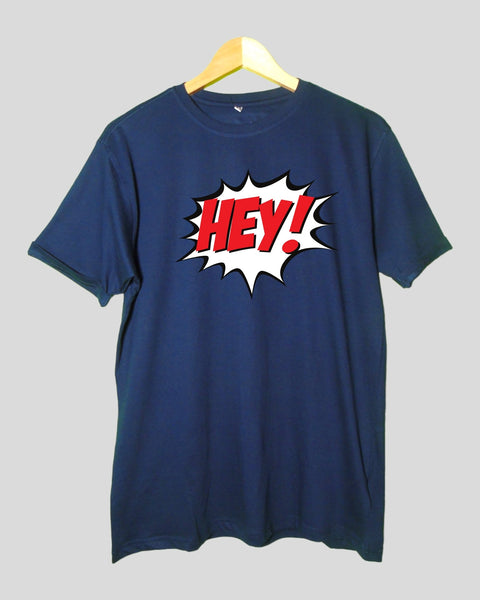 Men's Hey T shirt Navy Blue color Round Neck Half Sleeves