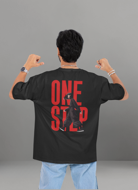 One Step Oversized Unisex Tshirt Oversized