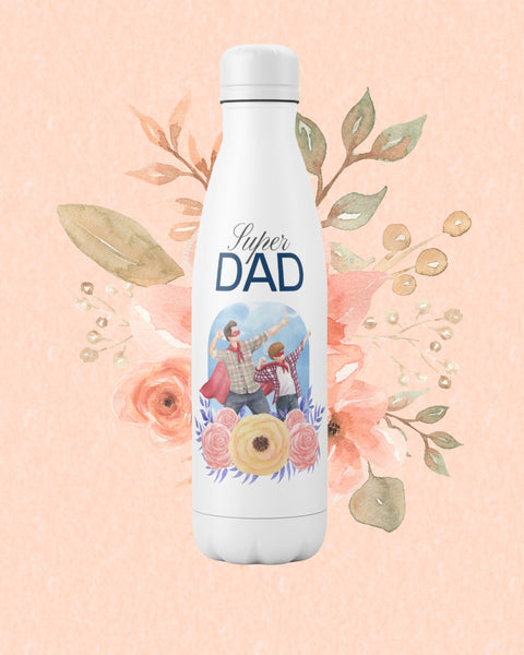 Super Dad Printed Water bottle (Customized water bottle)