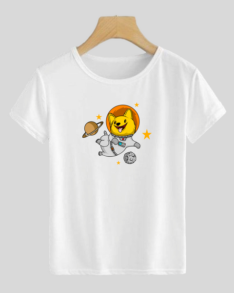 Men's Dog theme half sleeves t shirt