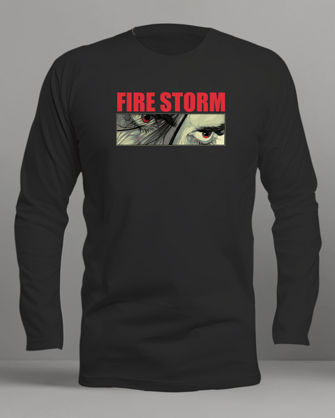 FIRE STORM -  Pawan Kalyan T shirt Round Neck Full Sleeves