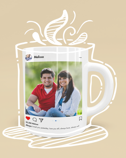 Instagram Post Design Printed Mug