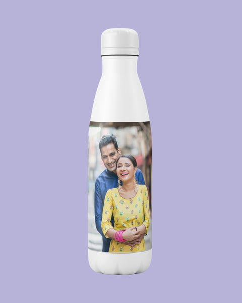 Couple Photo Printed Water bottle (Customized water bottle)