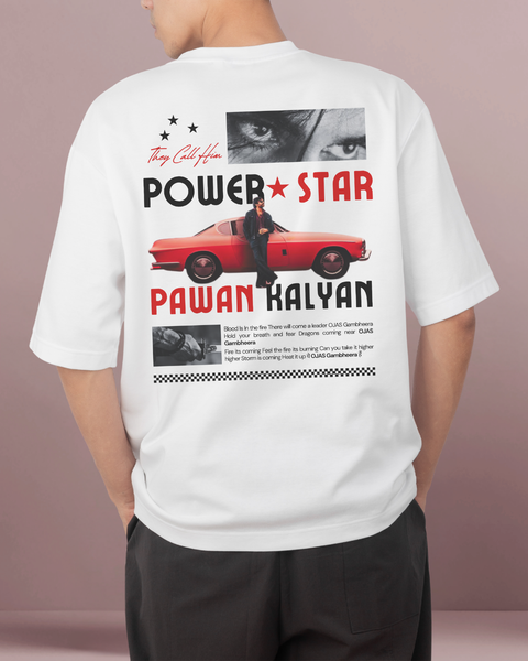 Pawan Kalyna - Power Star - OG - OverSized T shirts
