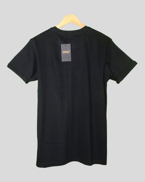 Mens Coffee T shirt Black color Round Neck Half Sleeves