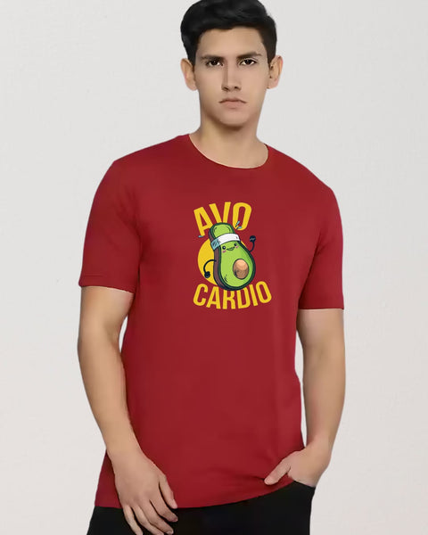 AVO CARDIO designed Neck T shirt