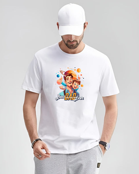 Best Dad Ever designed Neck T shirt