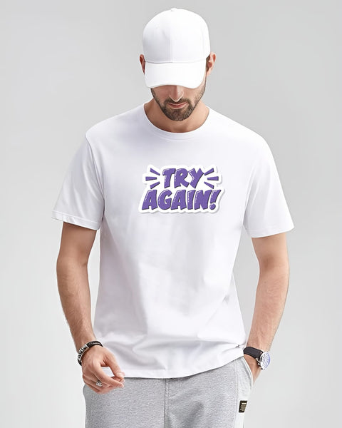 Try Again! designed Neck T shirt