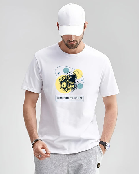 From Earth To Infinity designed Neck T shirt