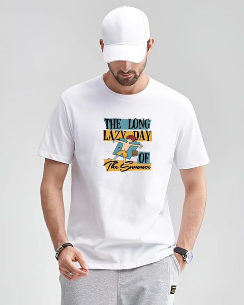 The Long Lazy Day of the Summer designed Neck T shirt