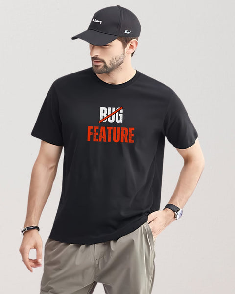 Bug Feature designed Neck T shirt
