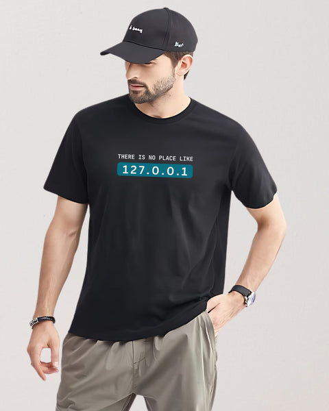 There is No Place Like 127.0.0.1 designed Neck T shirt