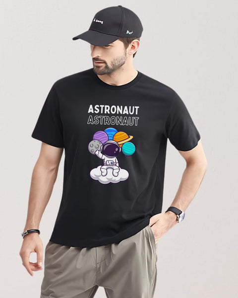 Astronaut designed Neck T shirt