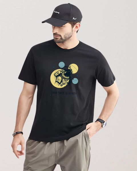 From Earth To Infinity designed Neck T shirt