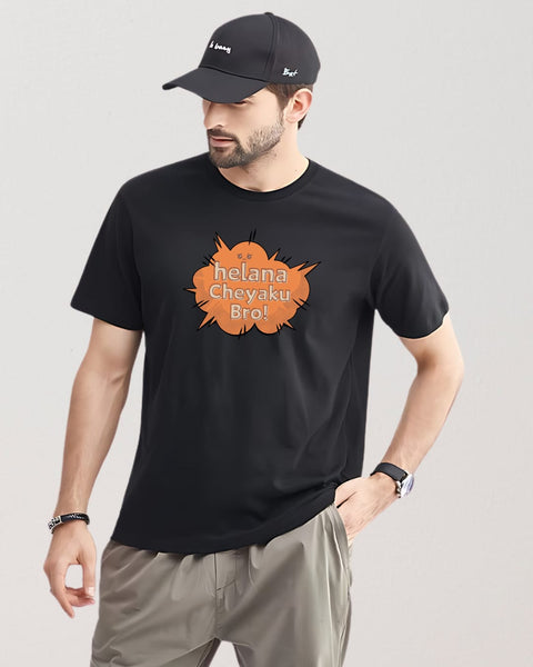 Helana Cheyaku Bro T-Shirt Crew Neck