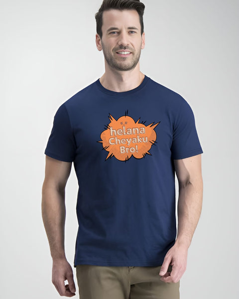 Helana Cheyaku Bro T-Shirt Crew Neck