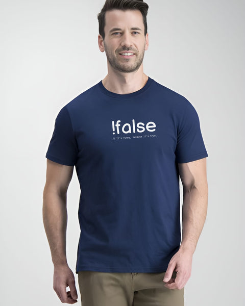 False designed Neck T shirt