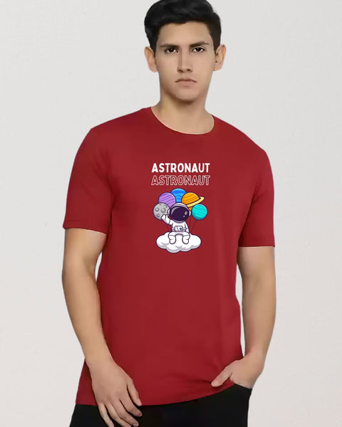 Astronaut designed Neck T shirt