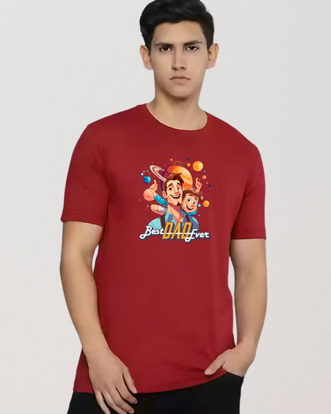 Best Dad Ever designed Neck T shirt