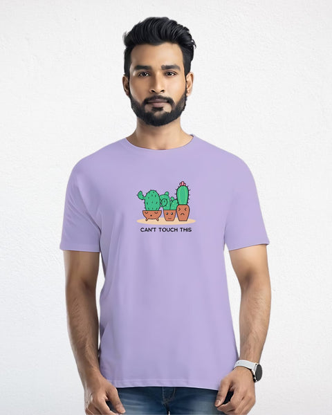 CAN'T TOUCH THIS designed Neck T shirt