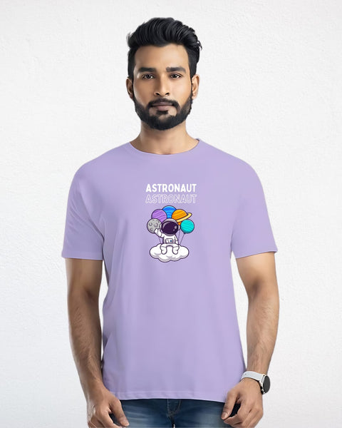 Astronaut designed Neck T shirt