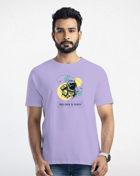 From Earth To Infinity designed Neck T shirt