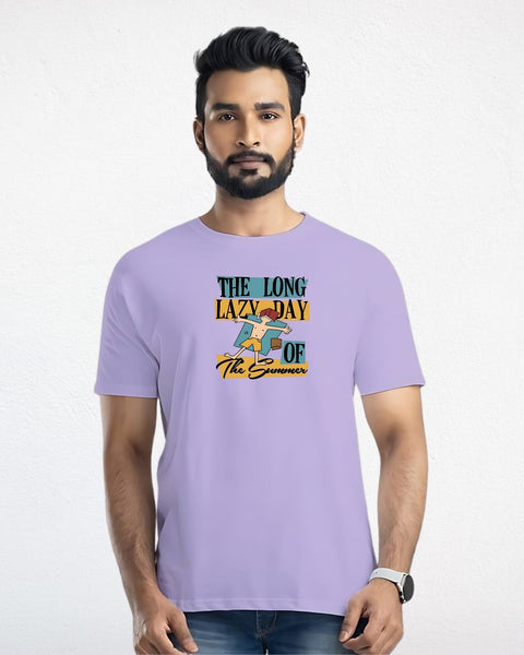 The Long Lazy Day of the Summer designed Neck T shirt