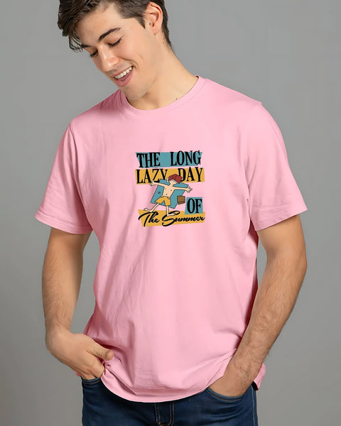 The Long Lazy Day of the Summer designed Neck T shirt