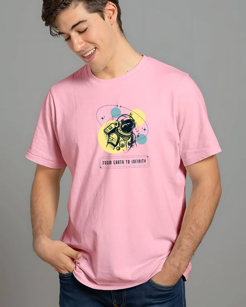 From Earth To Infinity designed Neck T shirt