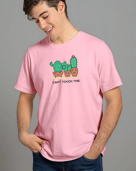 CAN'T TOUCH THIS designed Neck T shirt