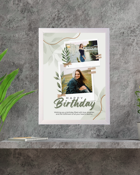 Happy Birthday Wishes Photo Frame