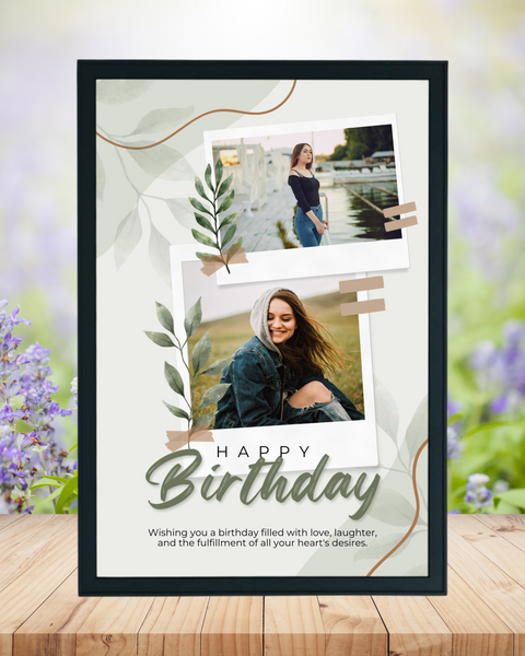 Happy Birthday Wishes Photo Frame