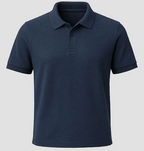 Men's Polo T shirt Navy Blue color Half Sleeves