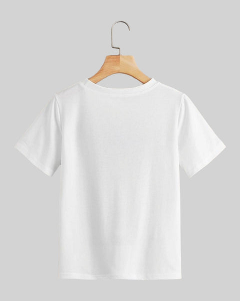 Super heroes T shirt White color Round Neck Half Sleeves