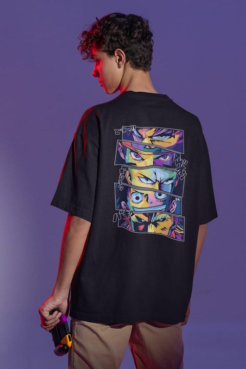 Designed Oversized Unisex Tshirt Round Neck